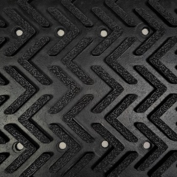 WYCIERACZKA POD DRZWI ZEWNĘTRZNA GUMOWA MATA DO BUTÓW 40x70 Z NAJAZDEM