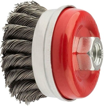 ЩЕТКА ИЗ ПРОЧНОЙ СТАЛЬНОЙ ПРОВОЛОКИ ДЛЯ ШЛИФРОВКИ, 65 мм