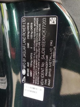 Jaguar F-Type 2022 Jaguar F-Type 2022 R-Dynamic 5.0l 5.0 Benzyna 444KM, zdjęcie 11