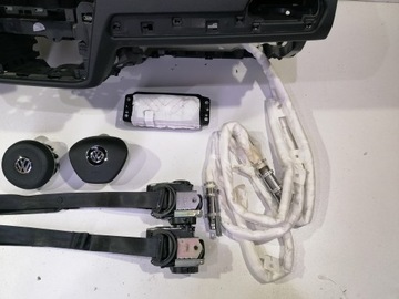 VW TIGUAN 2 II ПОДУШКИ БЕЗОПАСНОСТИ ПАНЕЛИ ПРИБОРНОЙ ПАНЕЛИ ПОДУШКИ РЕМНЯ