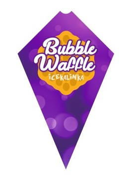 Вафельные рожки Bubble | микс цветов 600 шт.