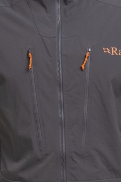 Мужская легкая треккинговая куртка софтшелл Rab Borealis-графен м