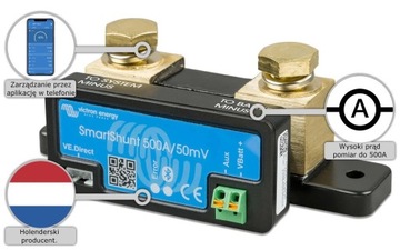 Монитор заряда аккумулятора Victron Energy BMV-700 с боковой панелью