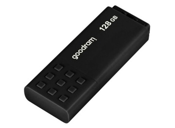 Флэш-накопитель GOODRAM USB 3.0 128 ГБ UME3, 60 МБ/с, память 128 ГБ, черный