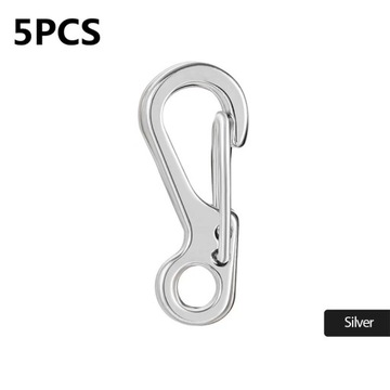 5Pcs Mini Spring Hanging Buckle Backpack Clasps