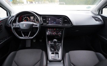 Seat Leon III Hatchback Facelifting 1.5 EcoTSI 130KM 2019 Seat Leon Bezwypadkowy Serwisowany 1-Wlasciciel FR Navi Led Asystenci Piek, zdjęcie 7