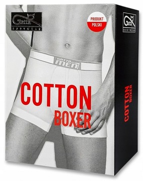 6 МУЖСКИХ БОКСЕРНЫХ Шорт GATTA BOXER ИЗ ХЛОПКОВОГО ТЕМНО-СИНЕГО ОКЕАНА L