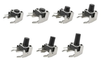 Microswitch mikro switch push button 90° 6x6x4.3