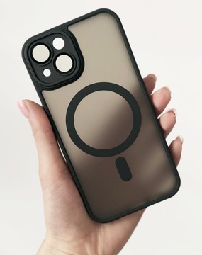 ЧЕХОЛ ДЛЯ IPHONE 13 ЧЕРНЫЙ ЧЕХОЛ ДЛЯ MAGSAFE MATTE ARMOR ЗАЩИТА КАМЕРЫ