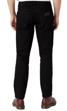 Wrangler TEXAS SLIM Black Valley CZARNE W32 L32