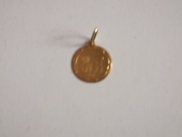 ZŁOTA ZAWIESZKA zodiak BYK 0,87g/585 + nie złom +