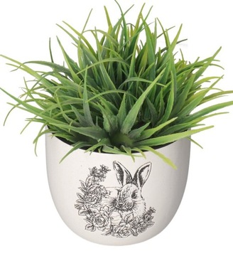 КЕРАМИЧЕСКАЯ КРЫШКА ДЛЯ ЦВЕТОЧНОГО ВАЗОНА HARE HARE ЦВЕТОЧНЫЕ ГОРШКИ
