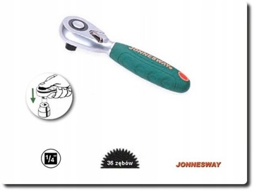 РУЧКА С ХРЕПОВКОЙ 1/4 36z ОЧЕНЬ КОРОТКАЯ JONNESWAY