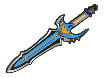 Синий меч воина E, набор пенопластовых щитов