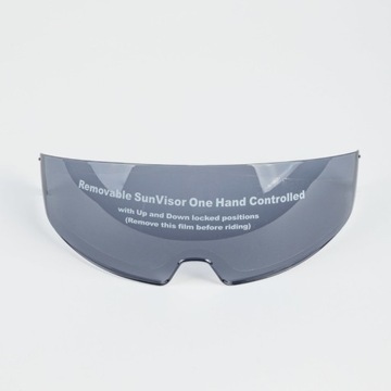 FREE OZONE WIND SMOKE черный козырек для шлема