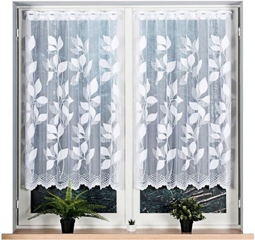 Жаккардовая штора МАРТИНА узор 200х140см прямая (готовая) с окантовкой