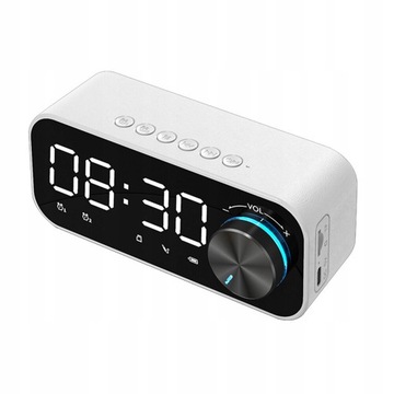ZEGAR ELEKTRONICZNY BLUETOOTH LED Z 2 ALARMEM