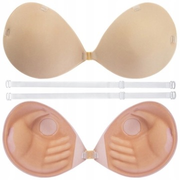 Бюстгальтер PUSH UP БЕЗ СПИНКИ, СИЛИКОНОВЫЕ ЛЯМКИ, ЧАШКА. Б