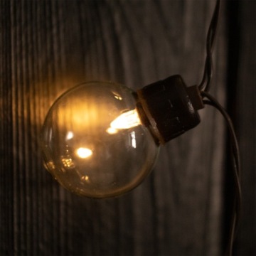 Садовая гирлянда на солнечных батареях, 50 светодиодных декоративных шаров, 16,7 м, температура 3000 К