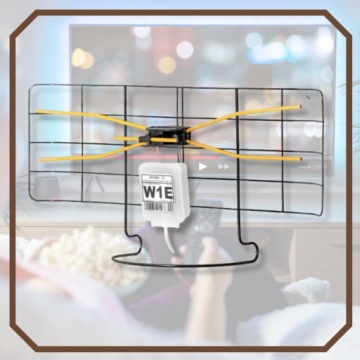 Самая мощная комнатная антенна W1E MUX1238 Standing с высокой степенью защиты