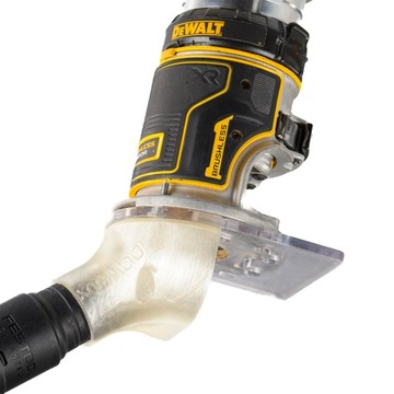 Адаптер нижнего всасывания для аккумуляторной фрезерной машины DEWALT DCW604 DCW600 и т. д. 18 В Ø35