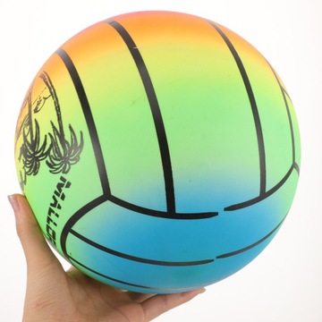 Радужный шар из ПВХ для игры в вышибалы