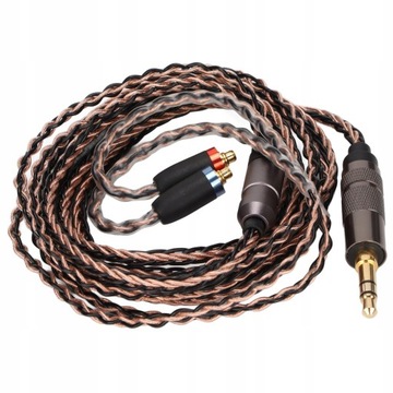 MMCX 3.5mm kabel do słuchawek OFC 8 rdzeń