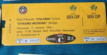 Bilet Polonia Warszawa - Dynamo Moskwa