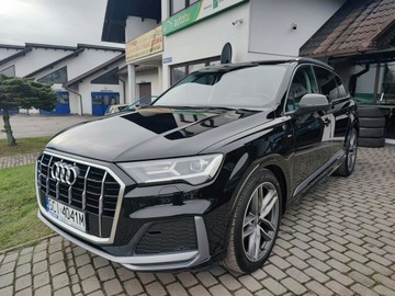 Audi Q7 II SUV Facelifting  3.0 45 TDI 231KM 2021 Audi Q7 Krajowy + serwisowany w ASO + S-Line, zdjęcie 33
