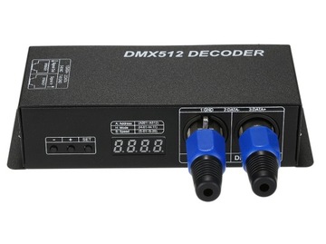 Kontroler DMX 512 RGBW 16A 4x4A Taśma LED DEKODER