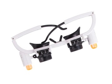 УВЕЛИЧЕНИЕ ТОЧНЫЕ ЮВЕЛИРНЫЕ ОЧКИ ГОЛОВА РУЧНОЕ ОБСЛУЖИВАНИЕ ПОДСВЕТКА 2 светодиода 25x