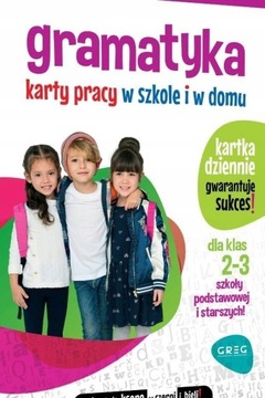 Gramatyka Karty pracy w szkole i w domu 23 GREG