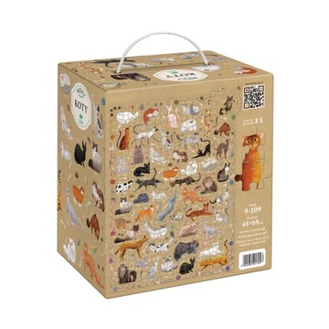 Пазл из 500 деталей. Головоломка CzuCzu. Кошки