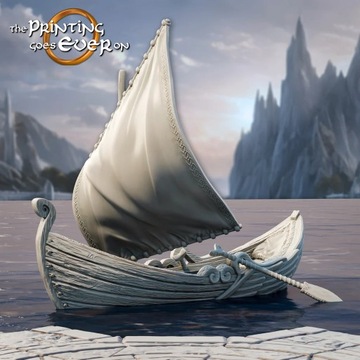 Elven Boat The Printing Goes Ever On