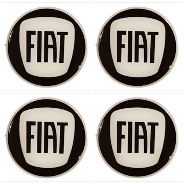 ЭМБЛЕМА ЛОГОТИП 3D Fiat 90 мм 4 шт.