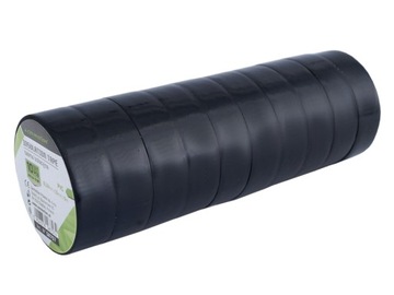 TAŚMY IZOLACYJNE PVC CZARNE 0,13mmx15mmx5m 10SZT