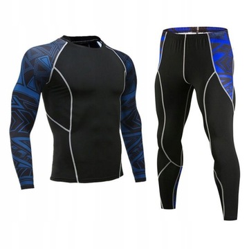 BIELIZNA TERMOAKTYWNA TERMICZNA MĘSKA Sporty ZESTAW UNDERWEAR