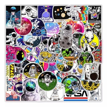 WLEPY TOP KOSMOS MIX NAKLEJKI STICKER BOMB 100 szt