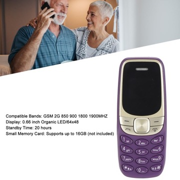 Самый маленький мобильный телефон Bluetooth Dialer Dual SIM GSM 2D