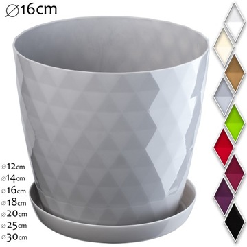 КРЫШКА ДЛЯ ЦВЕТОЧНОГО ВАЗОНА С ПОДСТАВКОЙ ЦВЕТОЧНЫЙ ГОРШОК 16см 9X ЦВЕТ