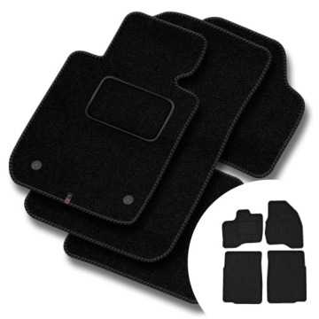 Velurové koberce Streak pro Ford Explorer V 2010-2019, délka koberce