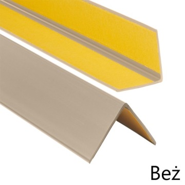 Угловая лента из ПВХ 50x50, 100 см. Самоклеящаяся угловая лента. Угловая крышка.