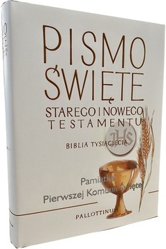 Biblia Tysiąclecia OAZA Pamiątka Pierwszej Komunii