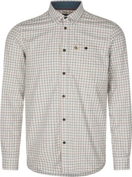 KOSZULA SEELAND OXFORD SHOOTING - Grape Leaf/Terracotta Check -M