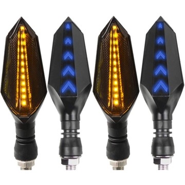 4-х светодиодный сигнал поворота для мотоцикла, скутера, квада, мотоцикла, одобрено DYNAMIC