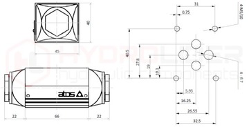 КЛАПАН CETOP 3 NG6 SHR-014 ATOS
