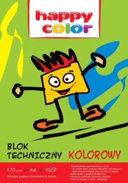 Альбом для креслення A4 10K Колір Happy Color