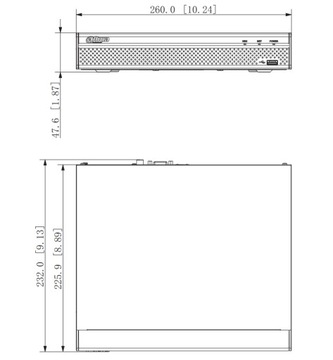 IP-РЕГИСТРАТОР 8-канальный NVR4108HS-EI до 16 Мп DAHUA H.265