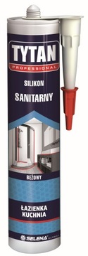 Silikon Sanitarny Tytan Beżowy 280ml