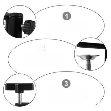 ДЕРЖАТЕЛЬ В ФОРМЕ МИКРОФОНА НАСТОЛЬНАЯ ПОДСТАВКА ДЛЯ МОДУЛЯ 2 ШТ.